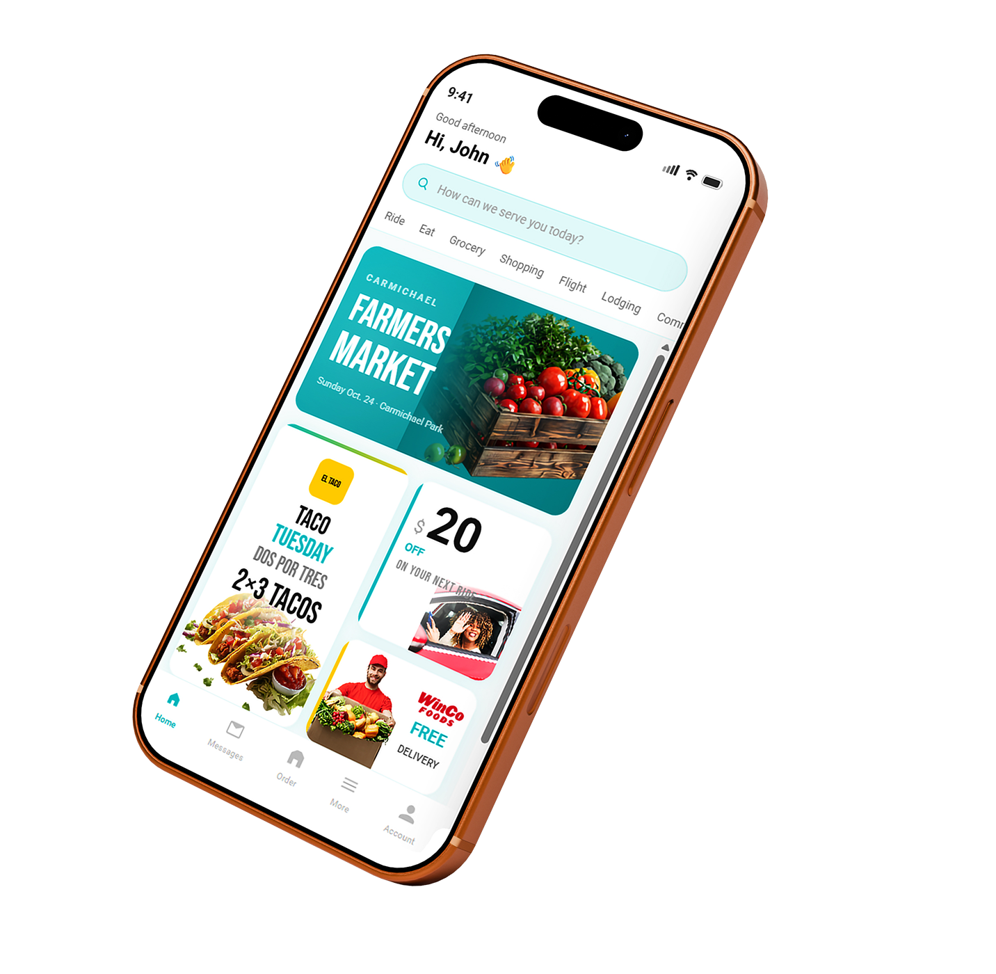 Halen rider app shown on a phone